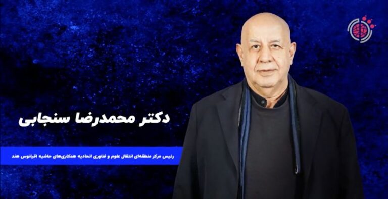 مصاحبه با دکتر سنجابی در جشنواره اندیمشندان و دانشمندان جوان