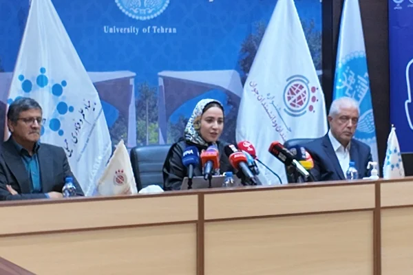 سخنرانی دکتر شادی جمیلی (ریيس دبيرخانه) در نشست خبری نهمین جشنواره