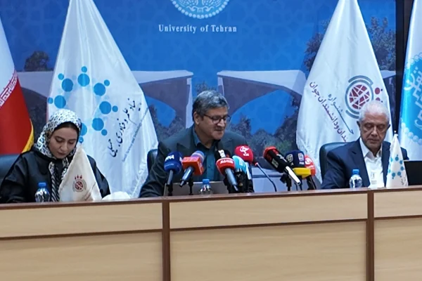 سخنرانی دکتر علیرضا ساری (دبیر کمیته علمی) در نشست خبری نهمین جشنواره