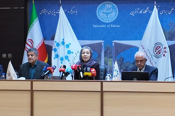 سخنرانی دکتر فاطمه محمدی‌پناه (دبیر کمیته بین الملل) در نشست خبری نهمین جشنواره